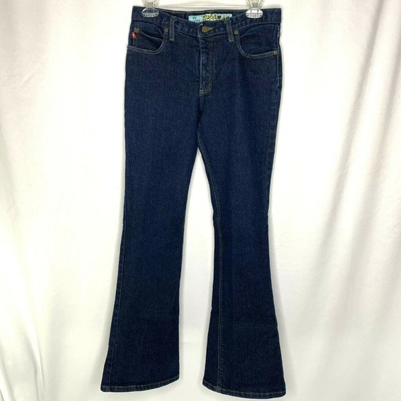 Mudd Denim - MUDD Womens Jeans Size 9 Juniors Dark Wash Boot Cut Mid Rise